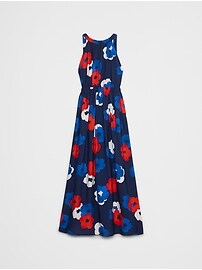 Halter-Neck Midi Dress