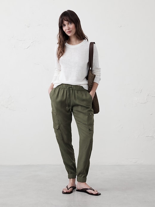 TENCEL™ Cargo Jogger | Banana Republic Factory TENCEL™ Cargo Jogger | Banana Republic Factory