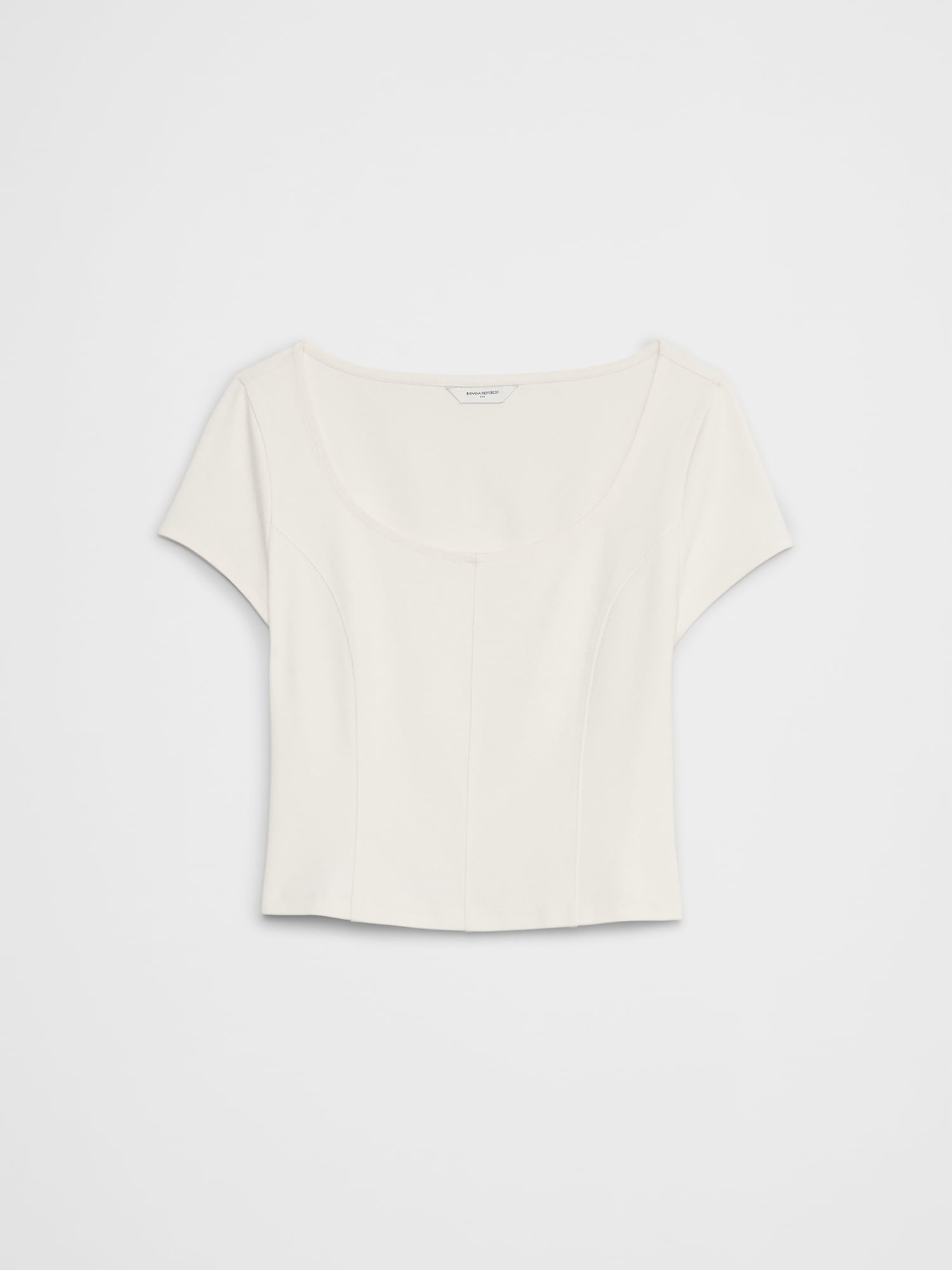 Lightweight Cap-Sleeve Ponte Top