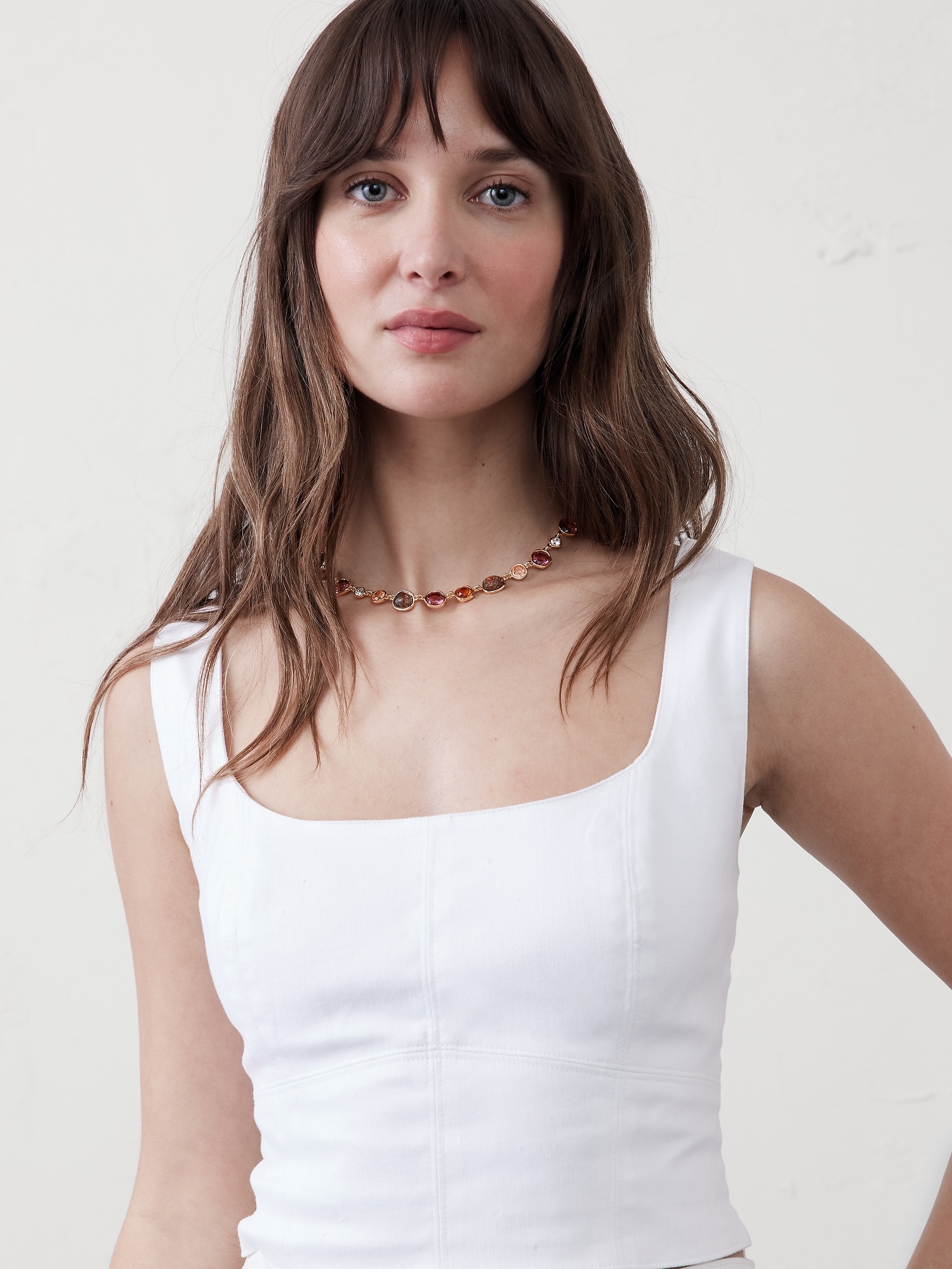 Tonal Glass Necklace