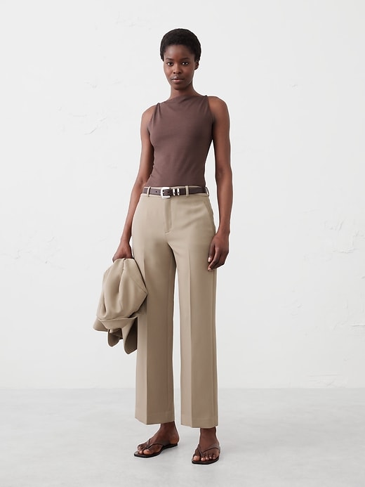 Straight Bistretch Ankle Pant