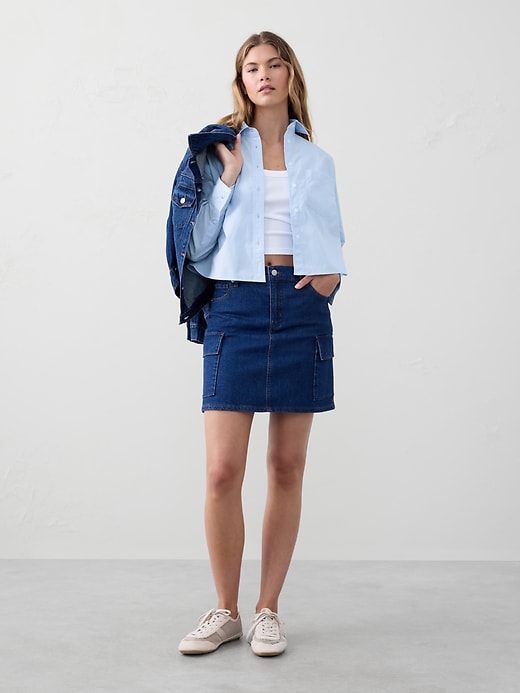 Boxy Button Down Shirt