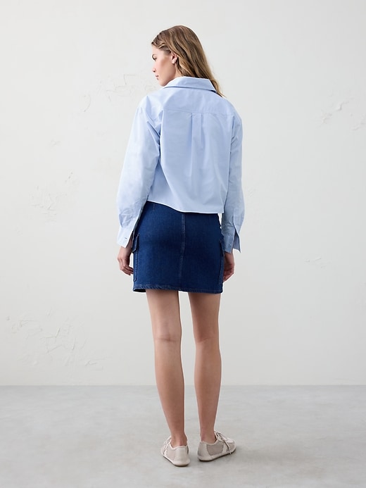 Boxy Button-Down Shirt | Banana Republic Factory