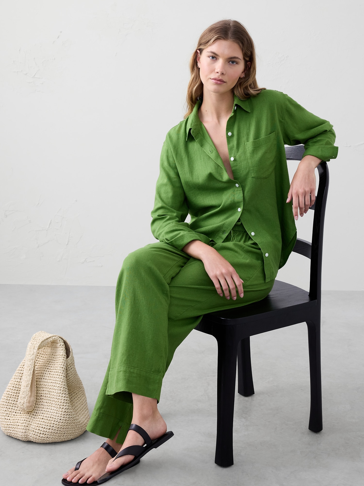 Classic Linen-Blend Shirt