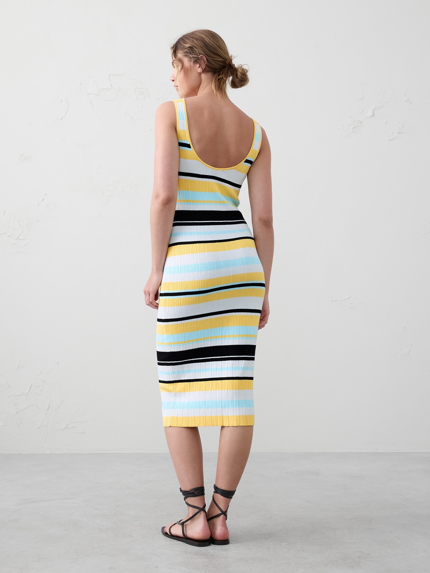 Ribbed Midi Sweater Dress