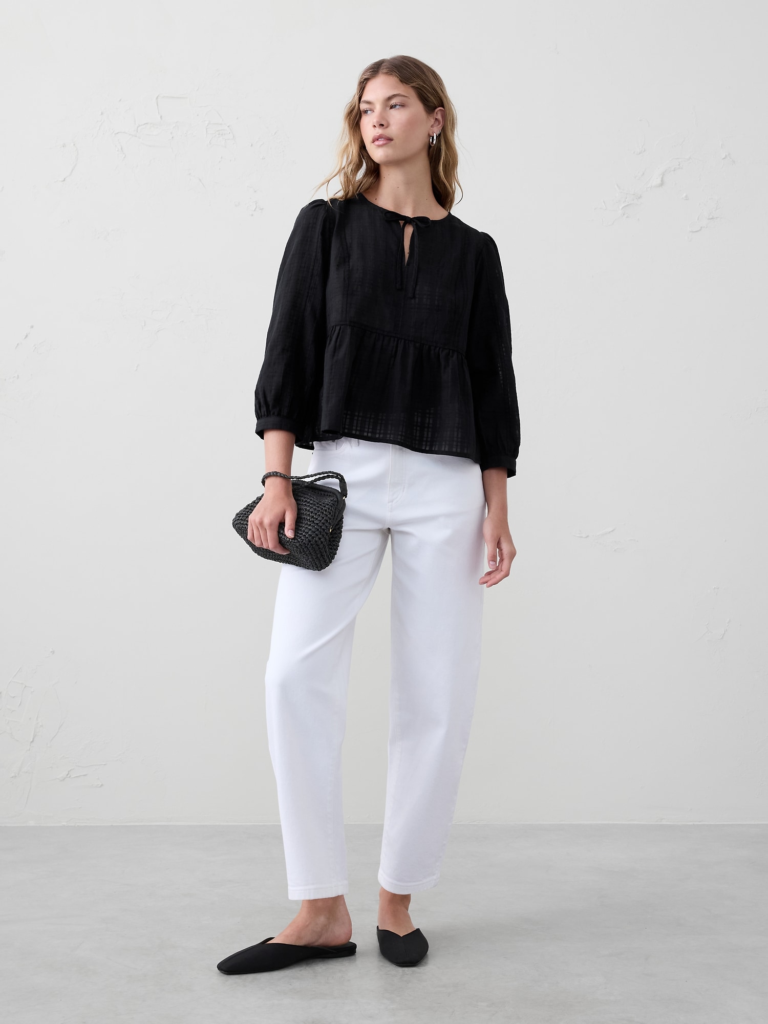 Peplum-Hem Top