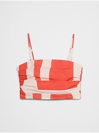 Pleated Cropped Top