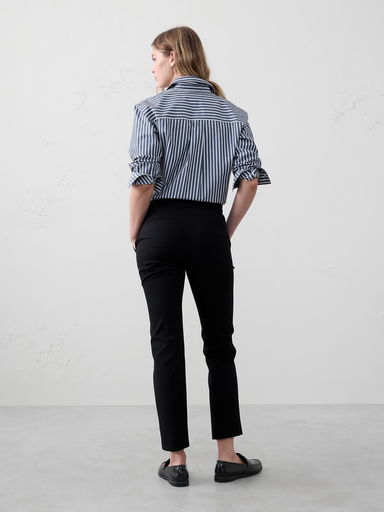 Ryan Curvy Stretch Twill Ankle Pant