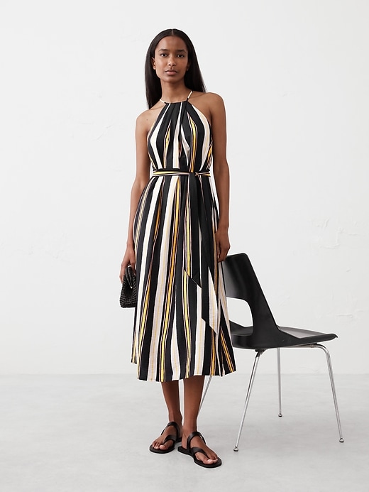 black day dress midi Elegant Black Diana Midi Dress