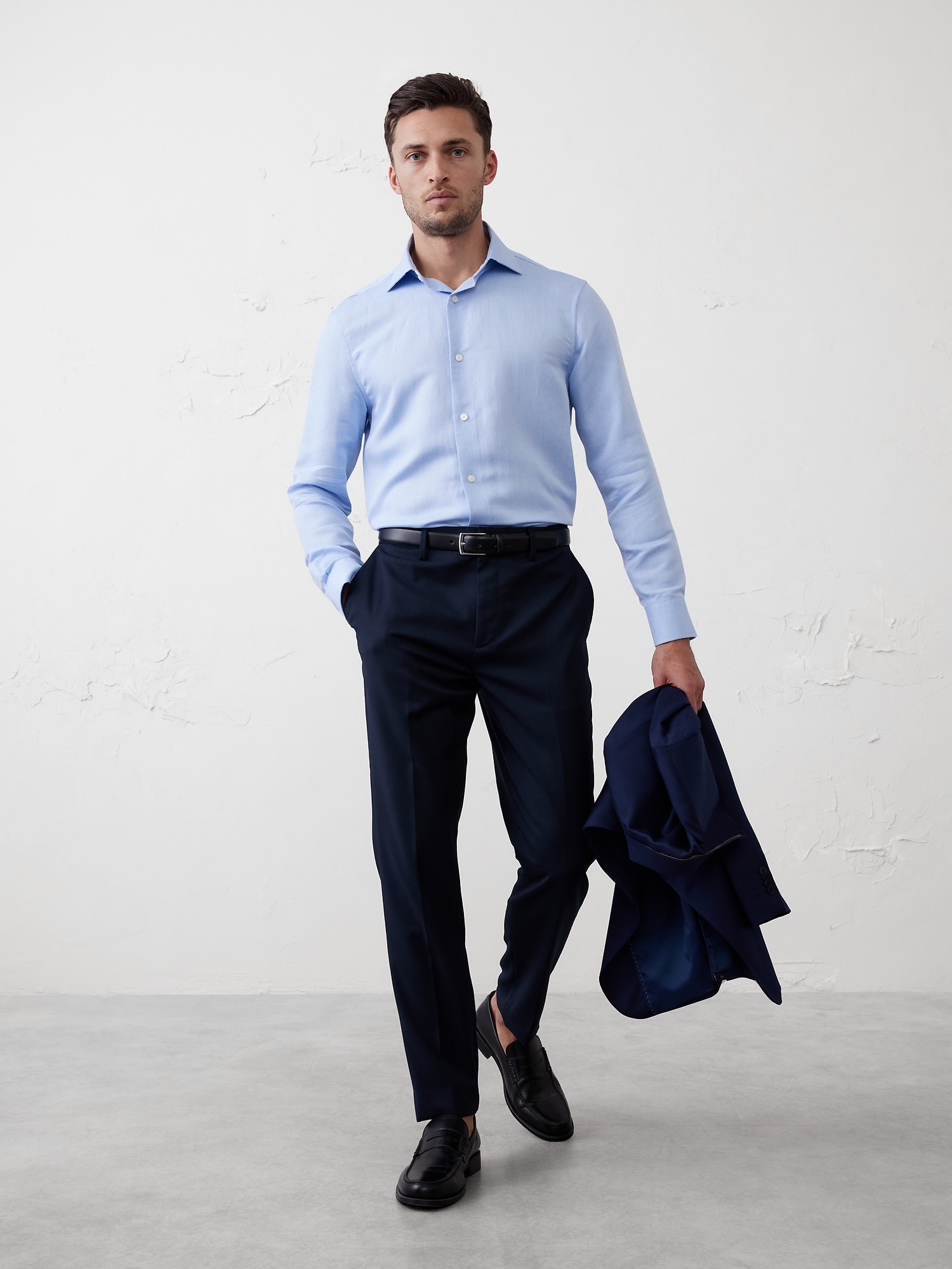 Linen-Blend Shirt