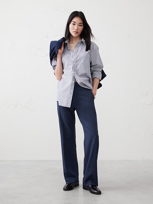 Straight Sculpted Pant | Banana Republic Factory
