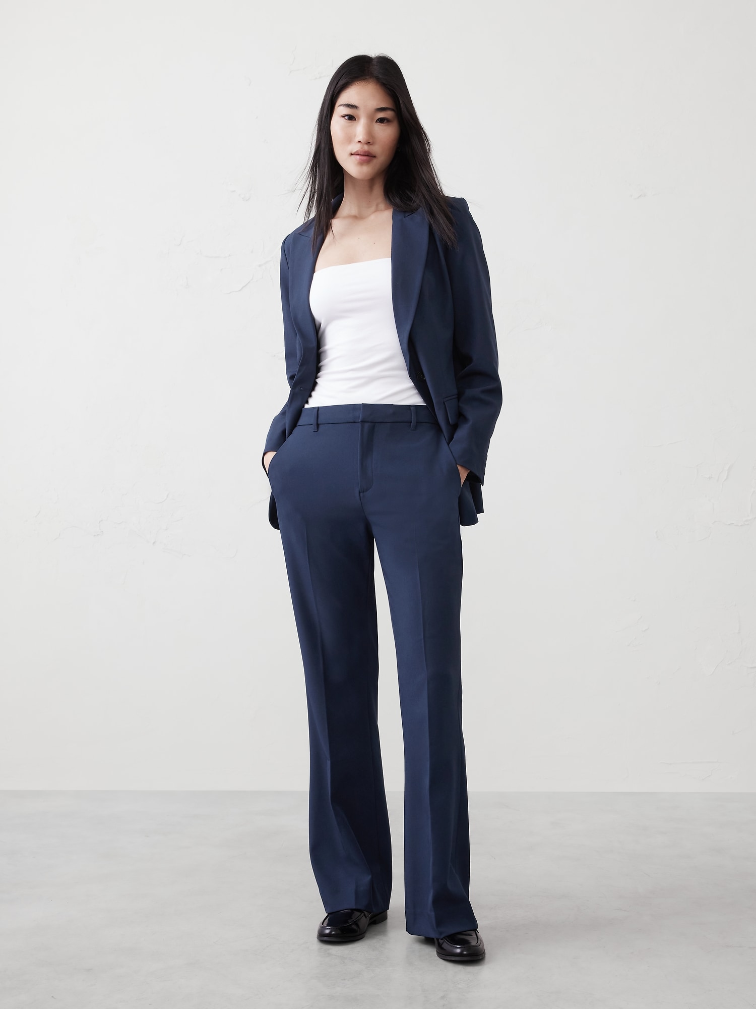 Sculpted Bootcut Pant - Blue