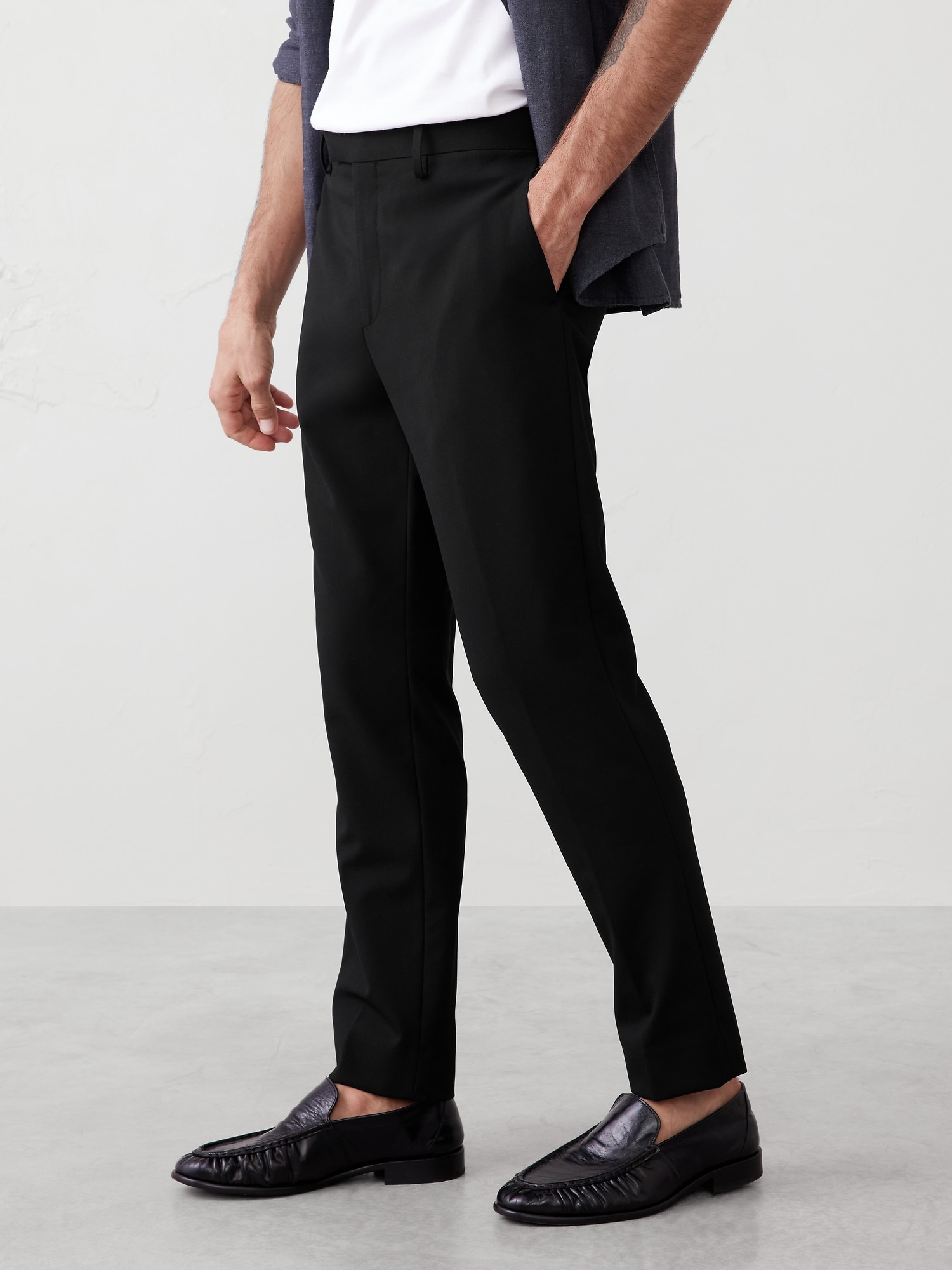 Modern Classic Plain Weave Suit Trouser