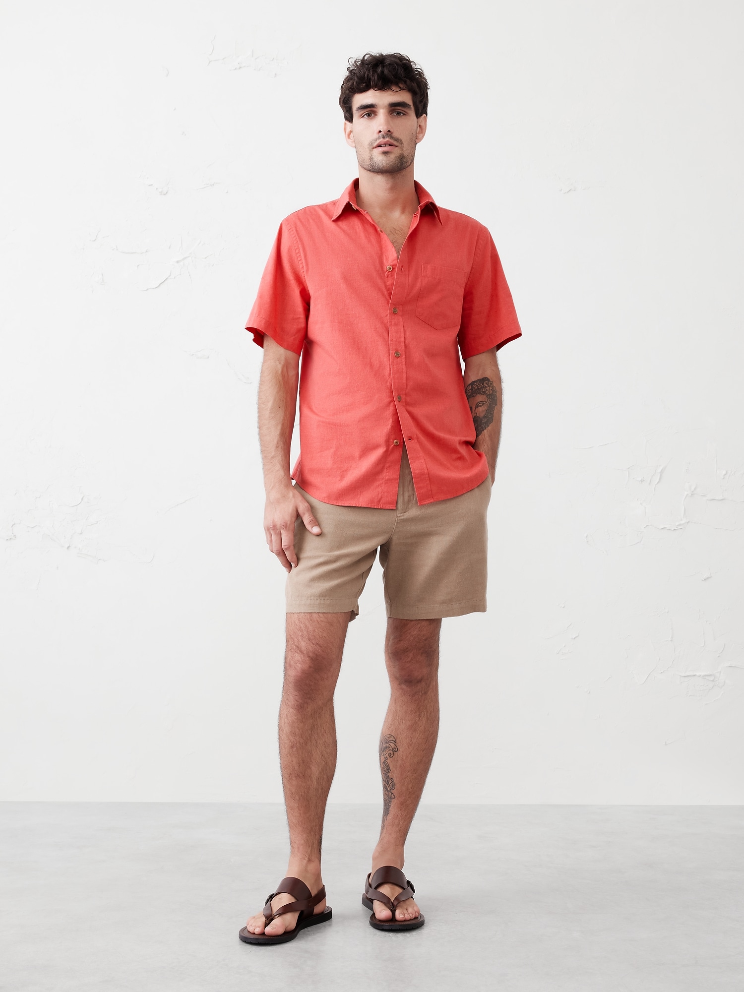 Slim Softwash Cotton Shirt