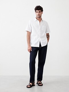 【2plan】Nation seersucker overfit shirt Seersucker Resort Shirt | Banana Republic Factory