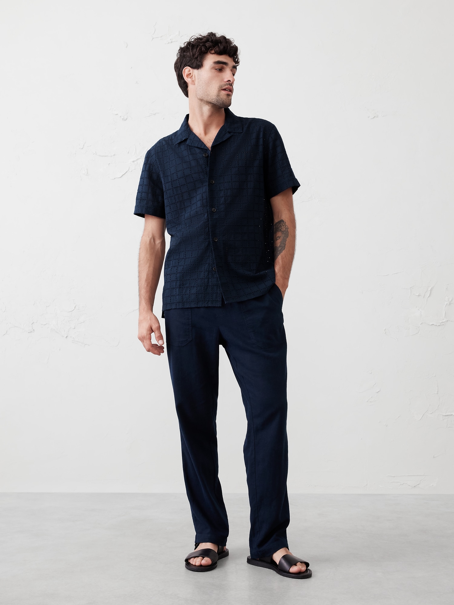 Eyelet Resort Shirt