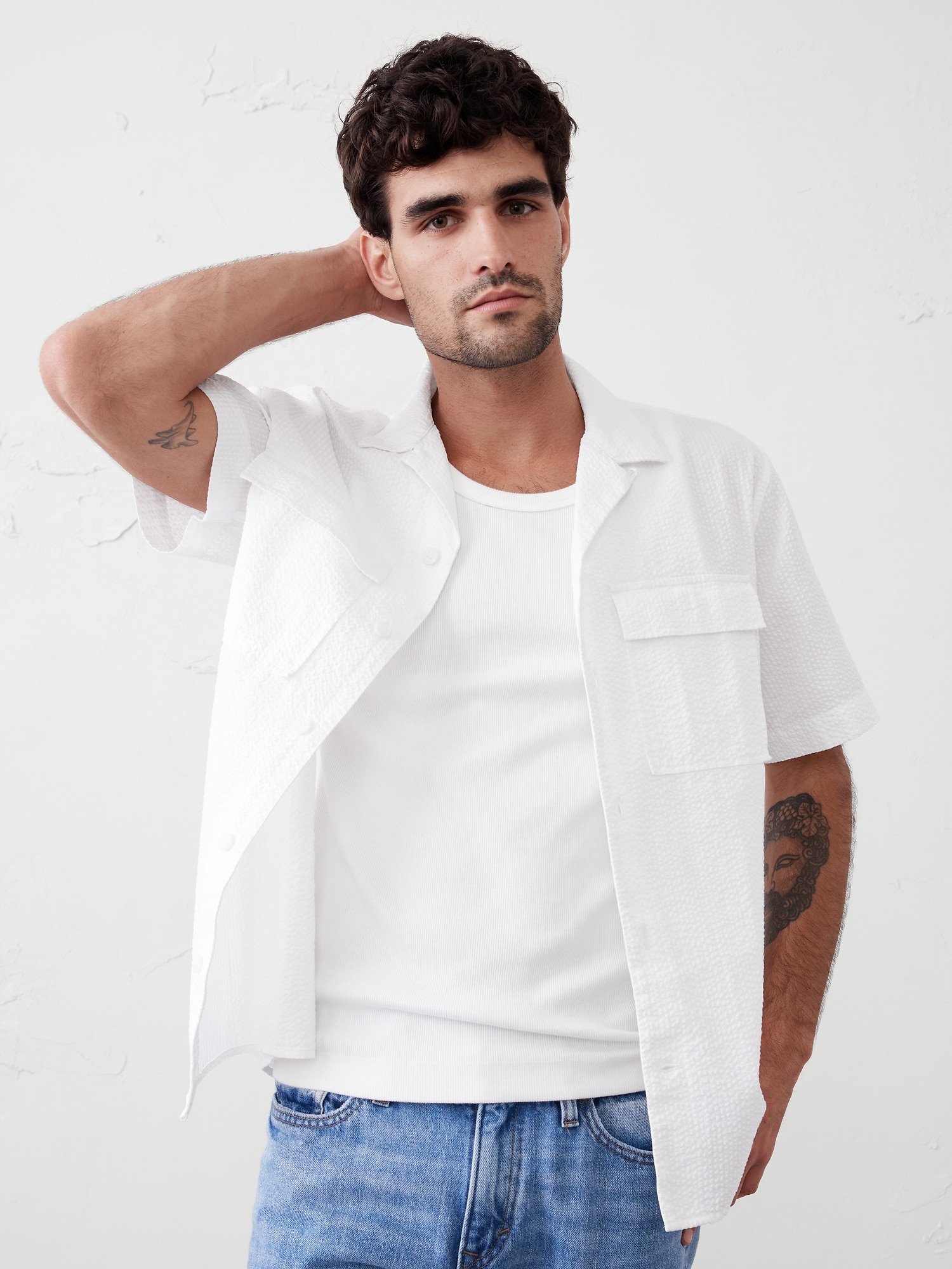 Seersucker Resort Shirt