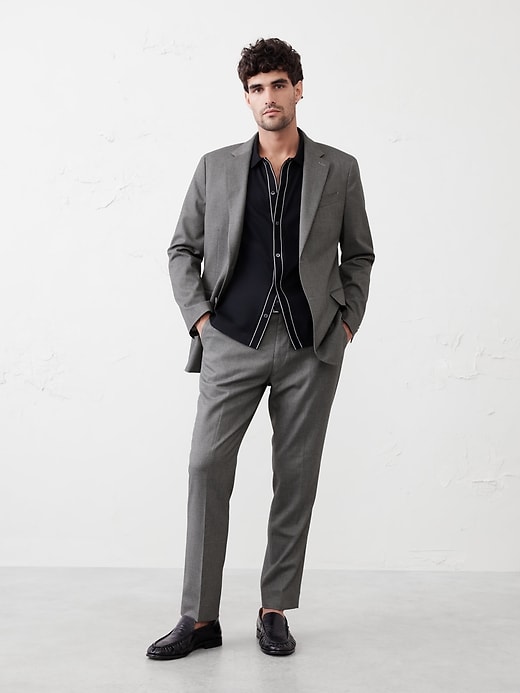Banana Republic サイズ2 グレー ビジネススーツ 上下セット Modern Classic Crosshatch Suit Trouser | Banana Republic Factory