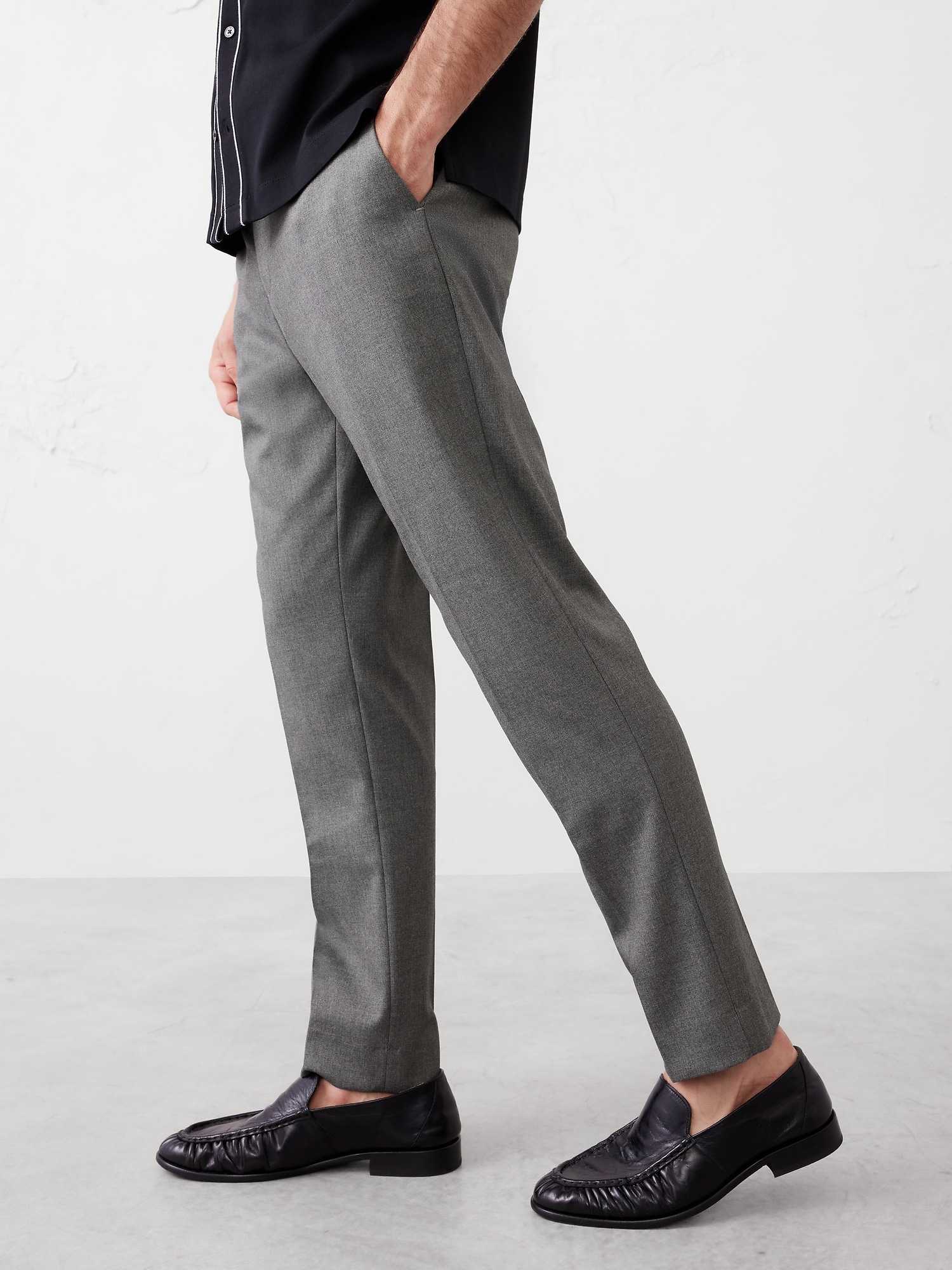 Modern Classic Plain Weave Suit Trouser
