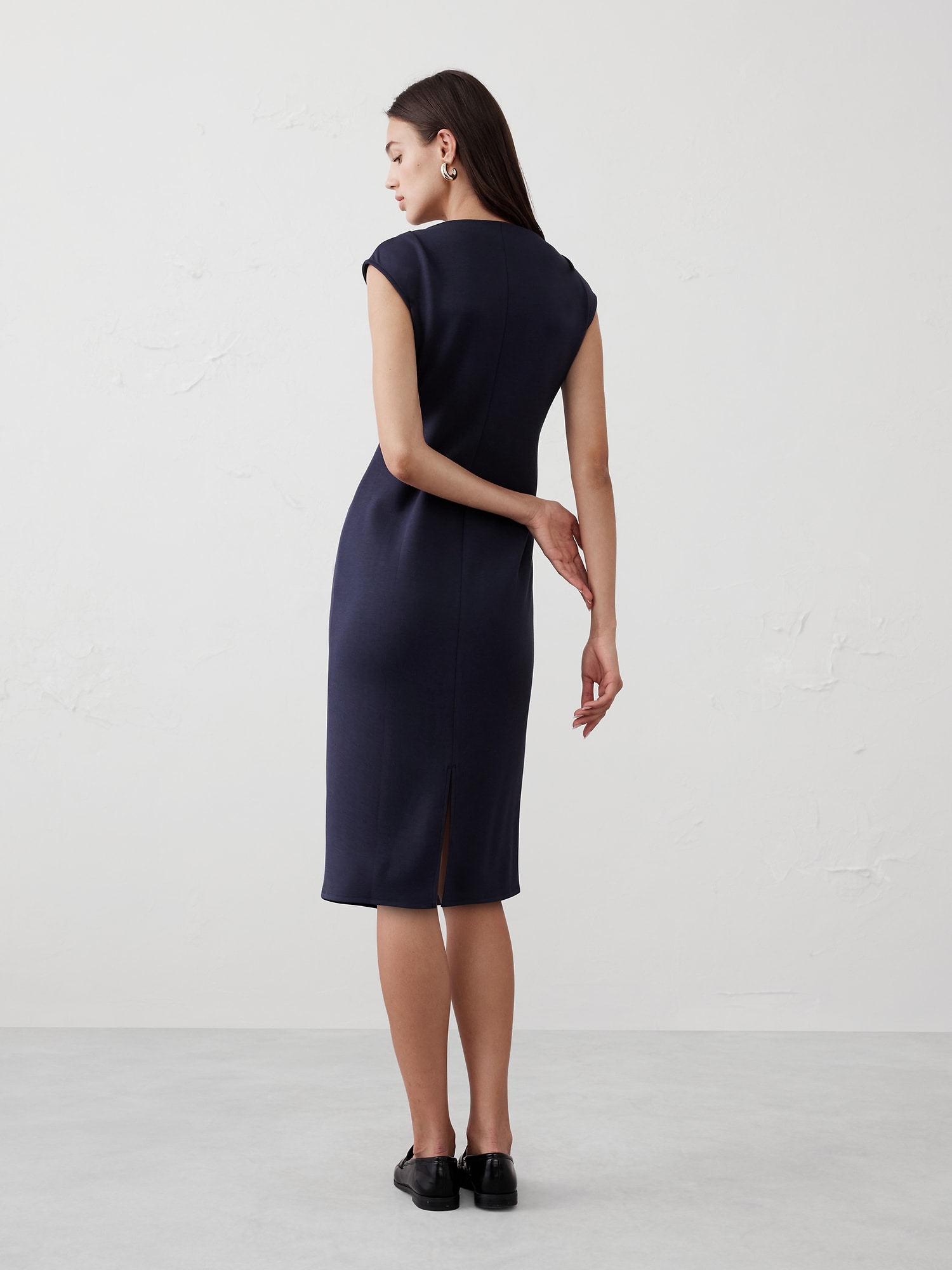 Soft Touch Scuba Sheath Dress