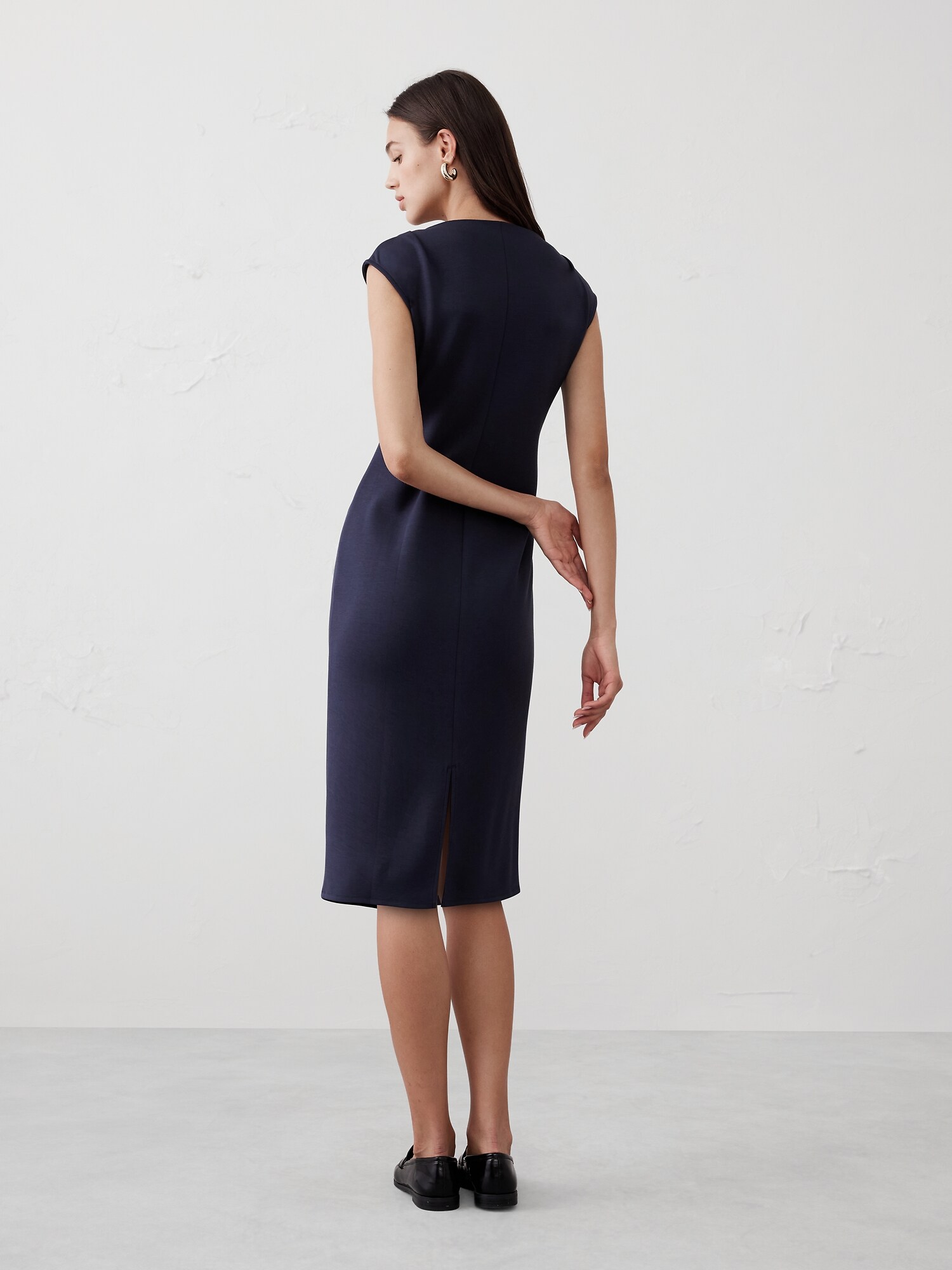 Soft Touch Scuba Sheath Dress