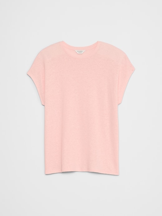 Linen-Blend Dolman T-Shirt | Banana Republic Factory