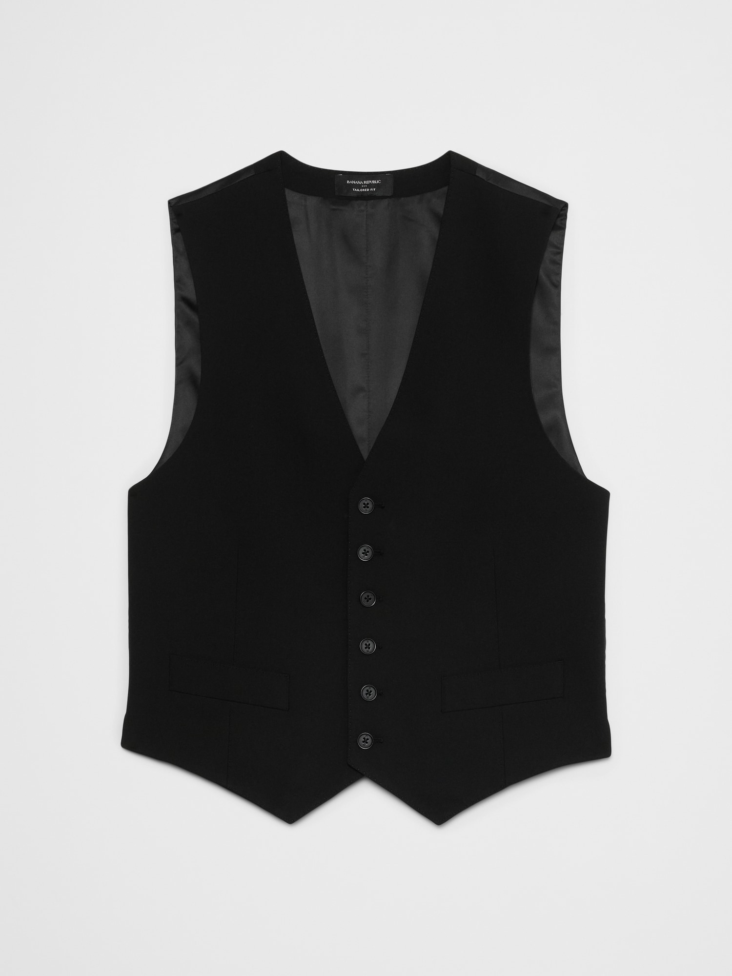 Modern Classic Plain Weave Suit Vest