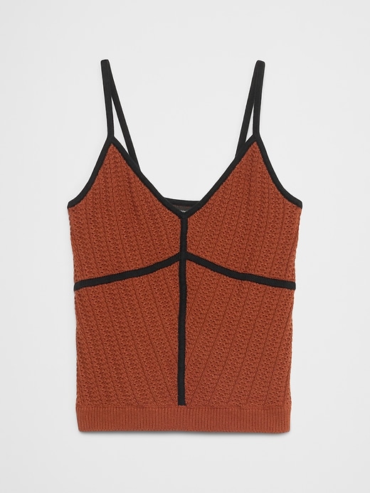 トップス salvation Y16AsymmetricDrapedTank Strappy Patchwork Sweater Tank | Banana Republic Factory