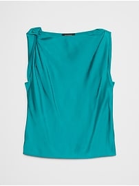 Ruched-Shoulder Top