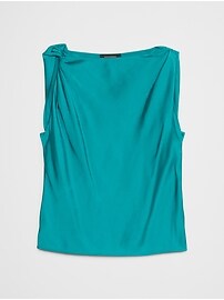 Ruched-Shoulder Top