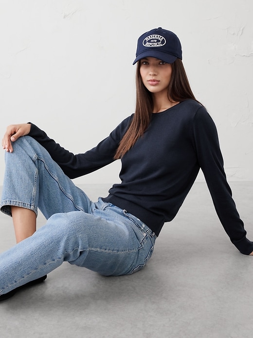 Forever Crew-Neck Sweater | Banana Republic Factory