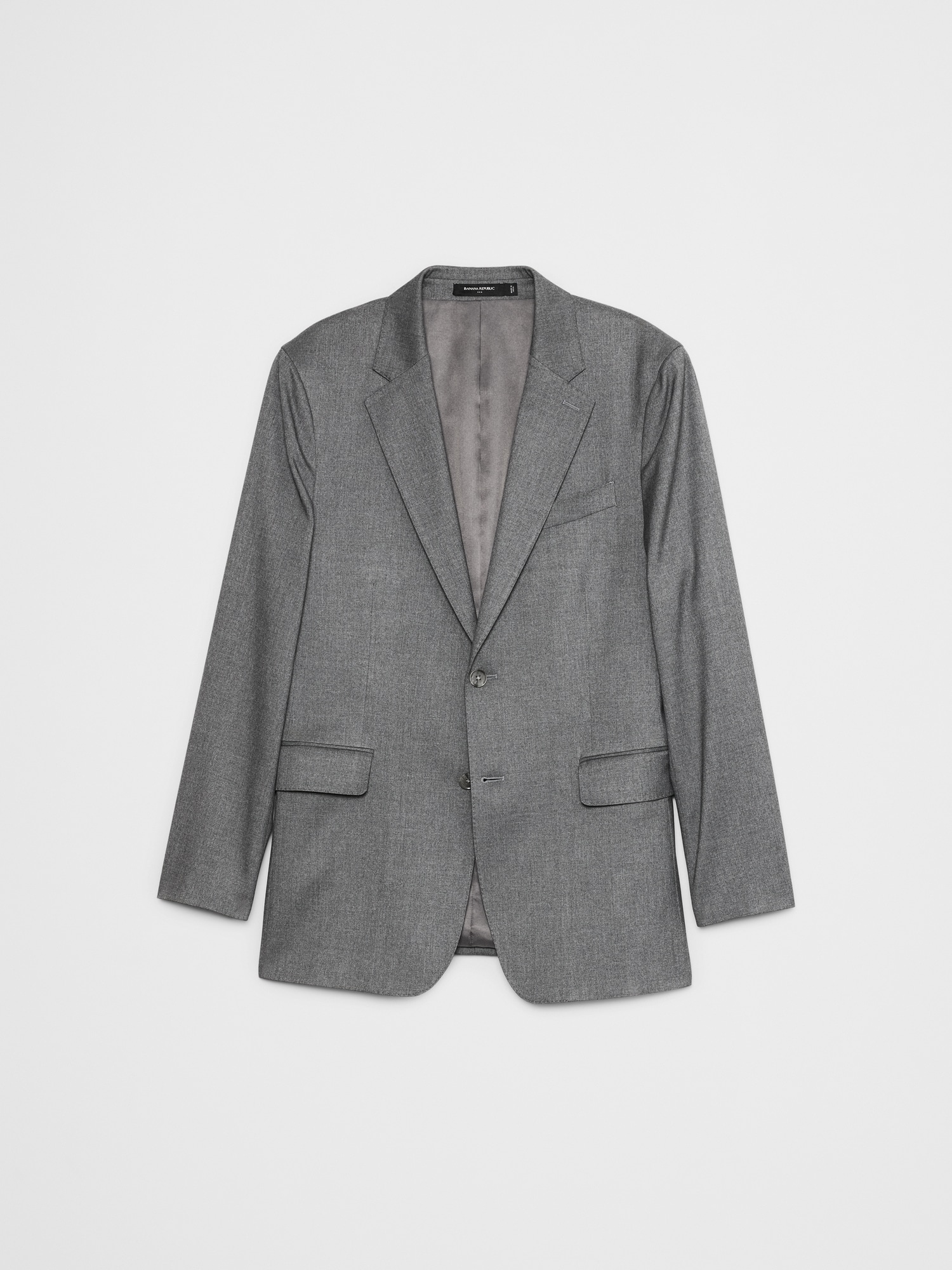 Modern Classic Plain Weave Suit Jacket