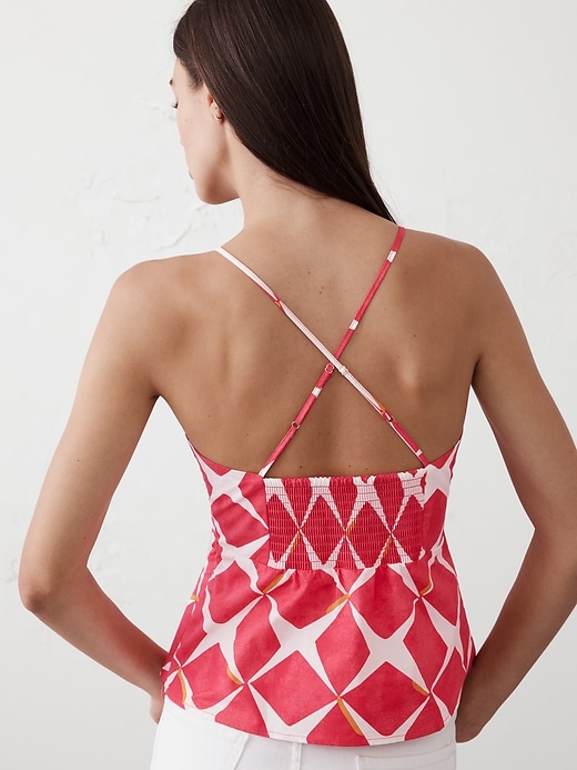 Tie-Front Poplin Top