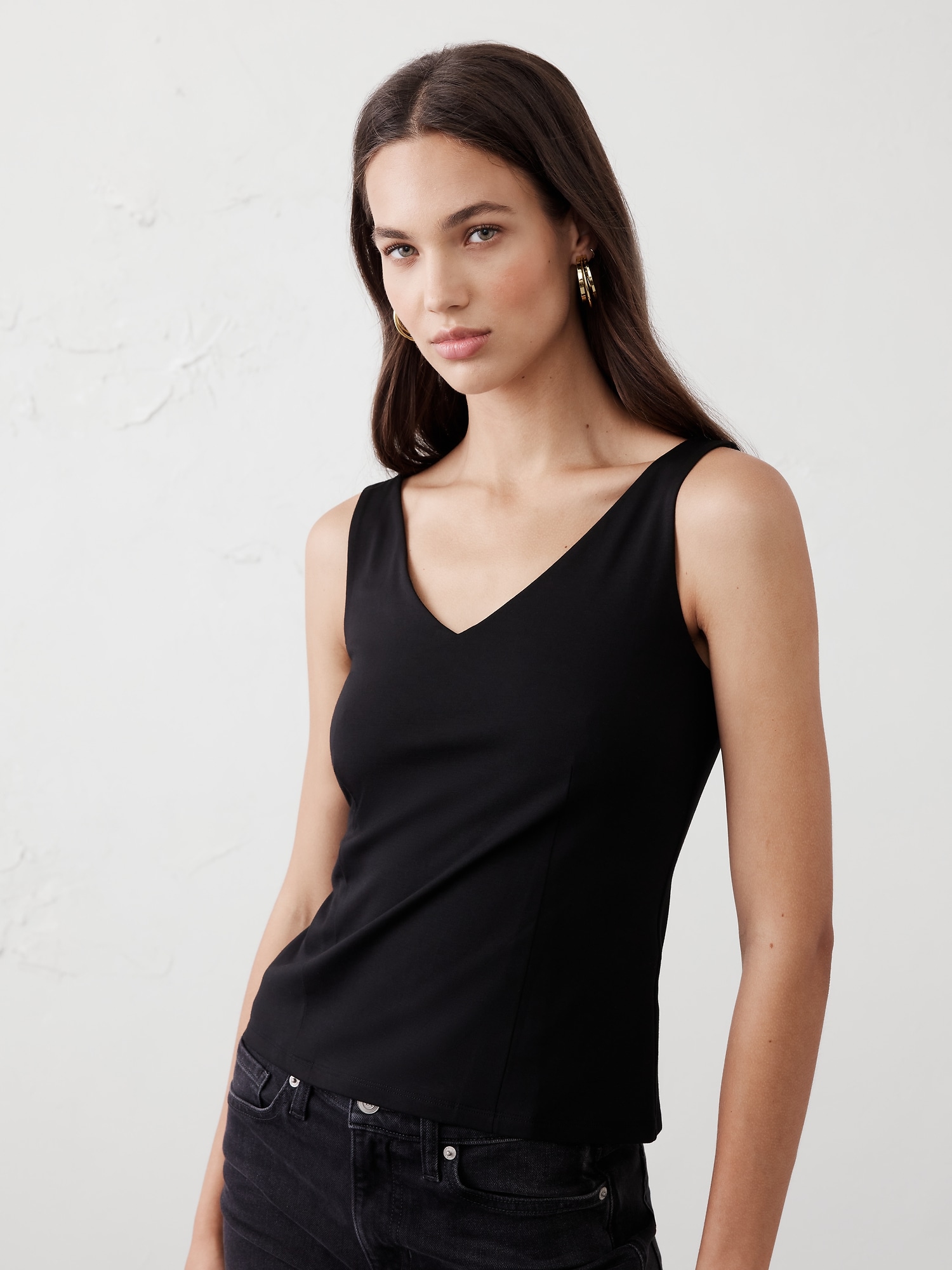 Image number 2 showing, Dimensional Hoop Earrings