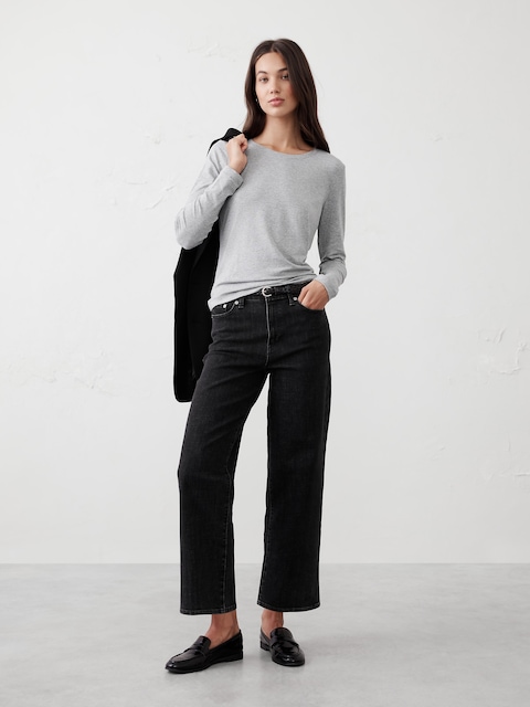 Timeless Long-Sleeve Crew-Neck T-Shirt