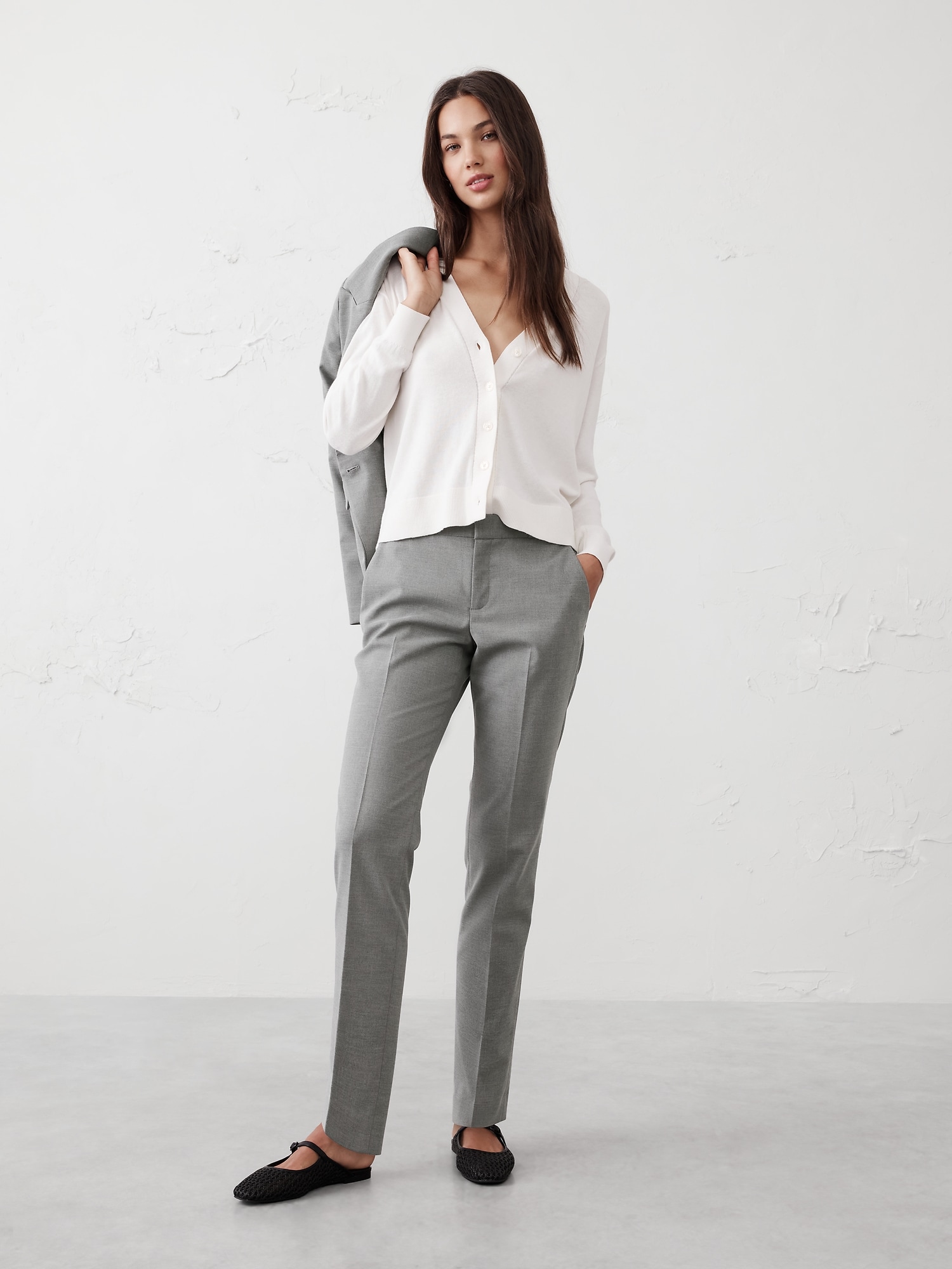 Ryan Curvy Stretch Twill Straight Pant