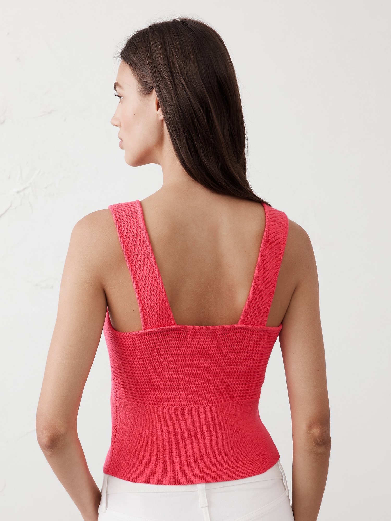 Textured Sweater Tank