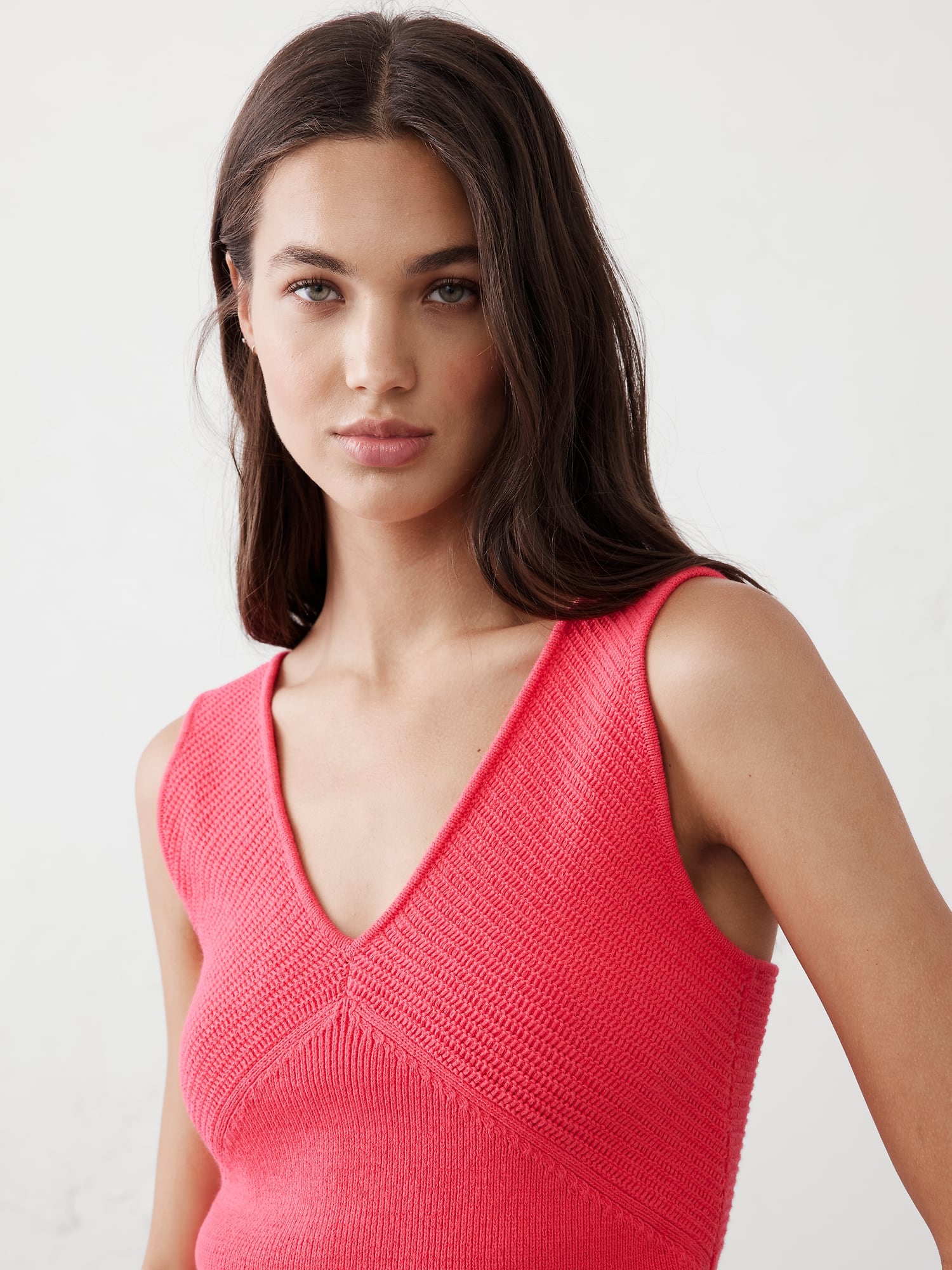 Textured Sweater Tank
