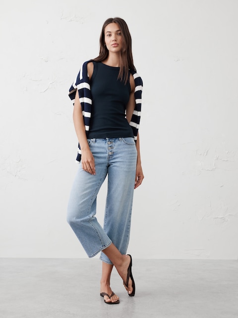 Ribbed Racer Tank