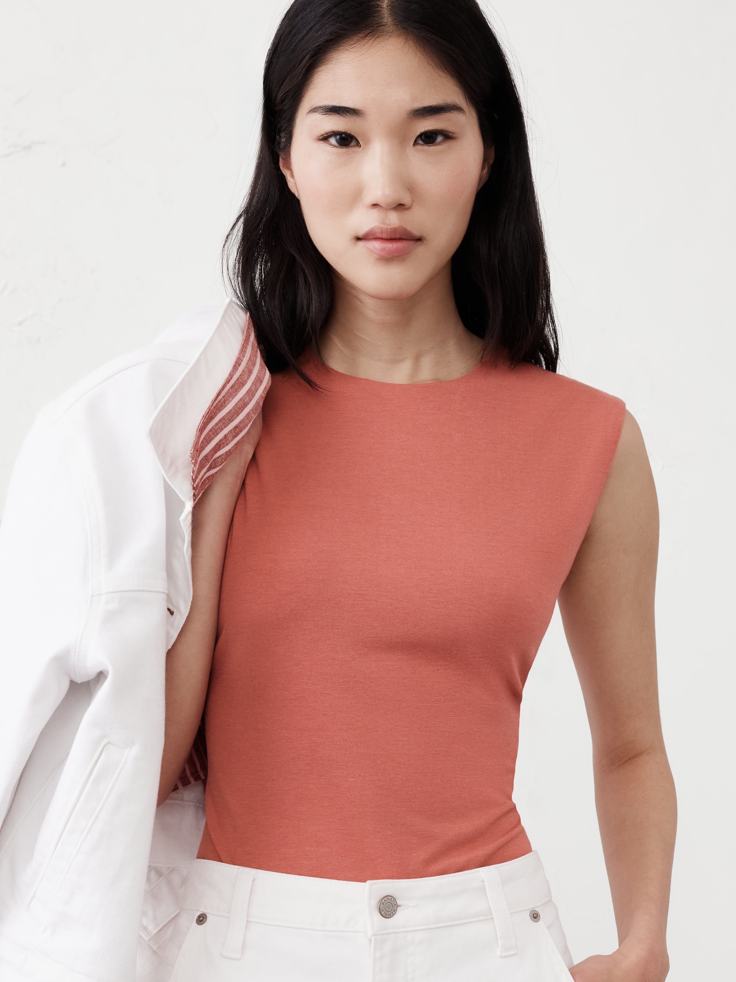 Soft Stretch Crew-Neck T-Shirt