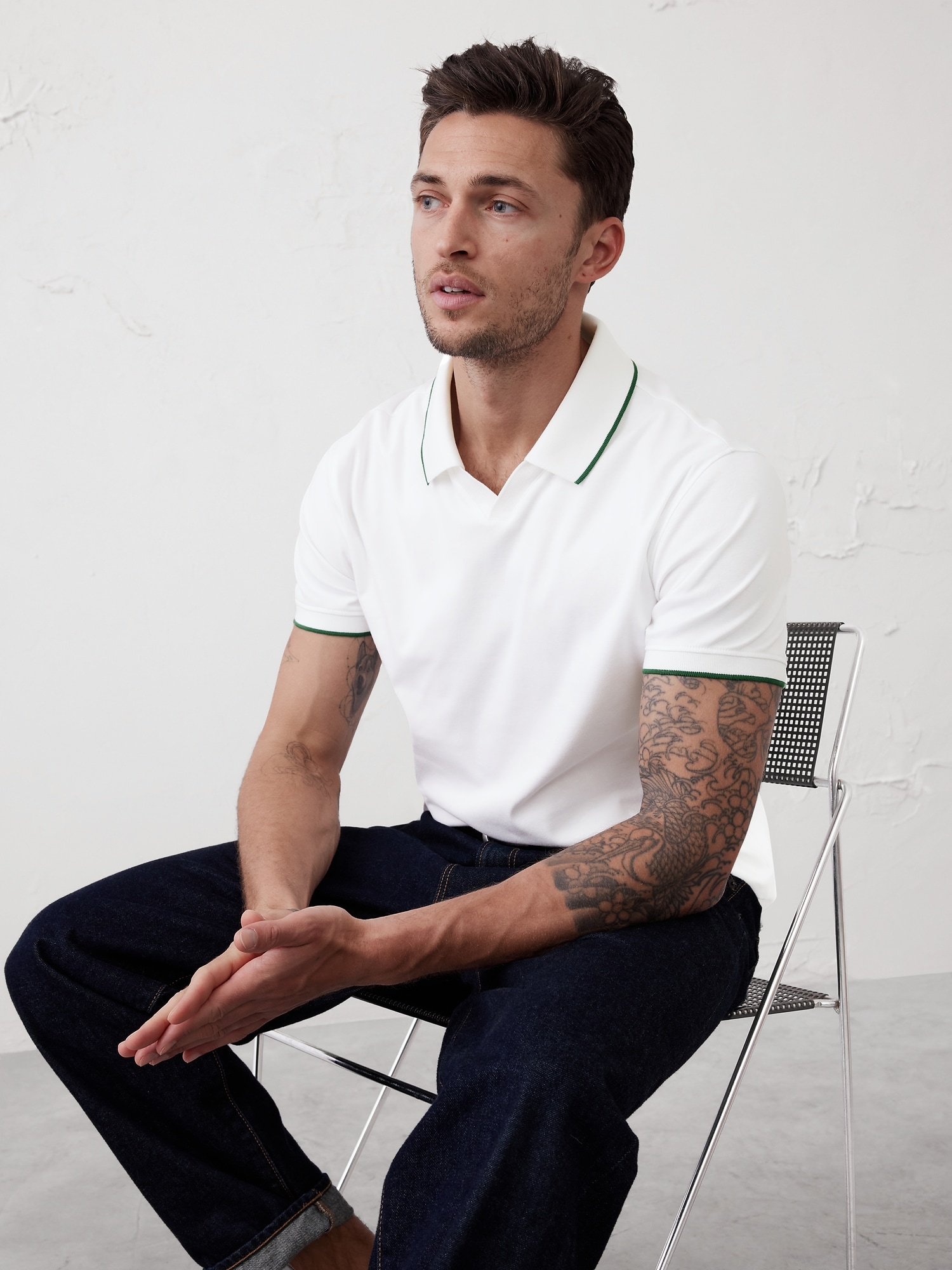 Slim Luxe Touch Polo