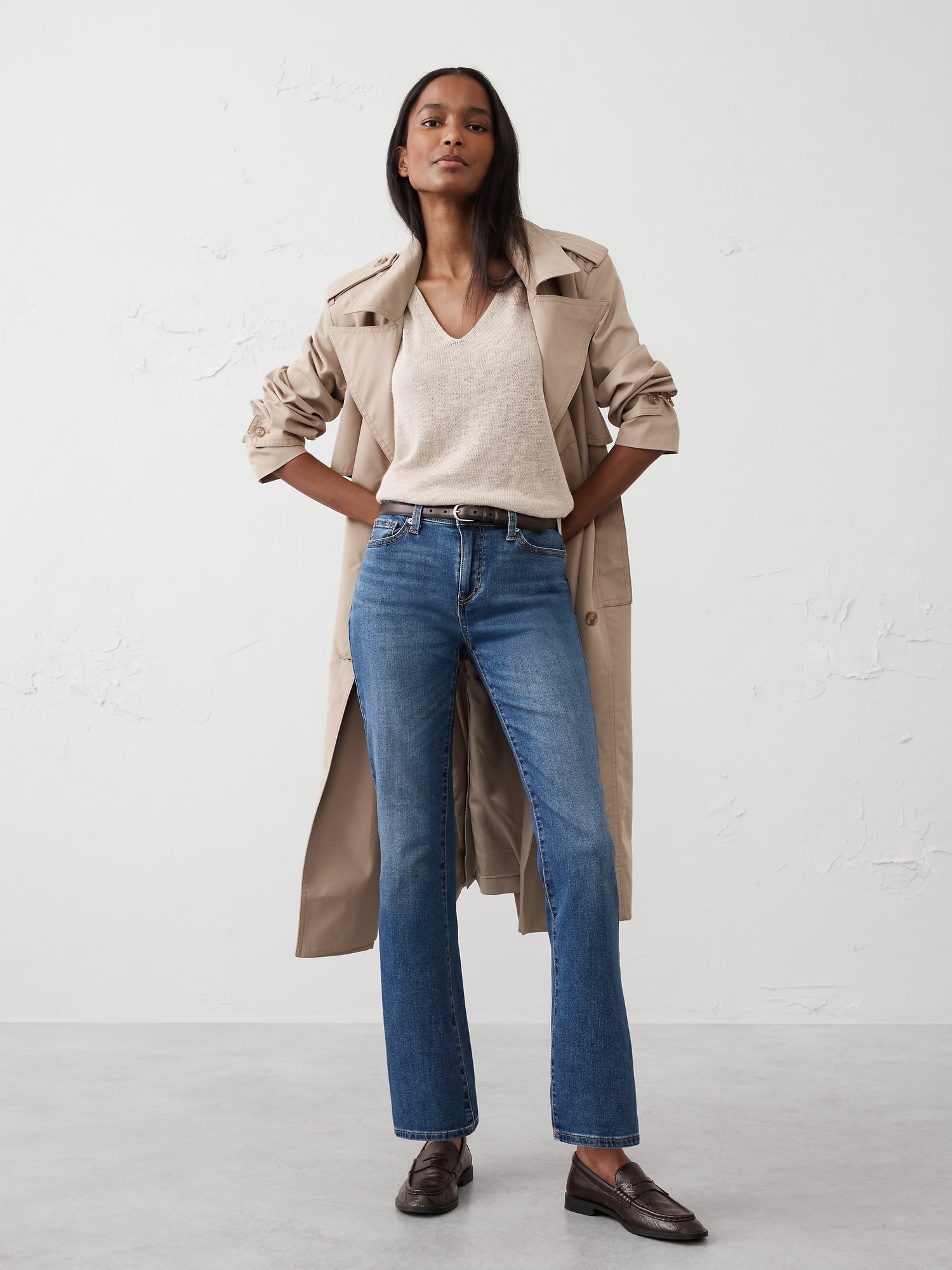 Mid-Rise Bootcut Jean