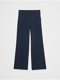 Sculpted Wide-Leg Trouser