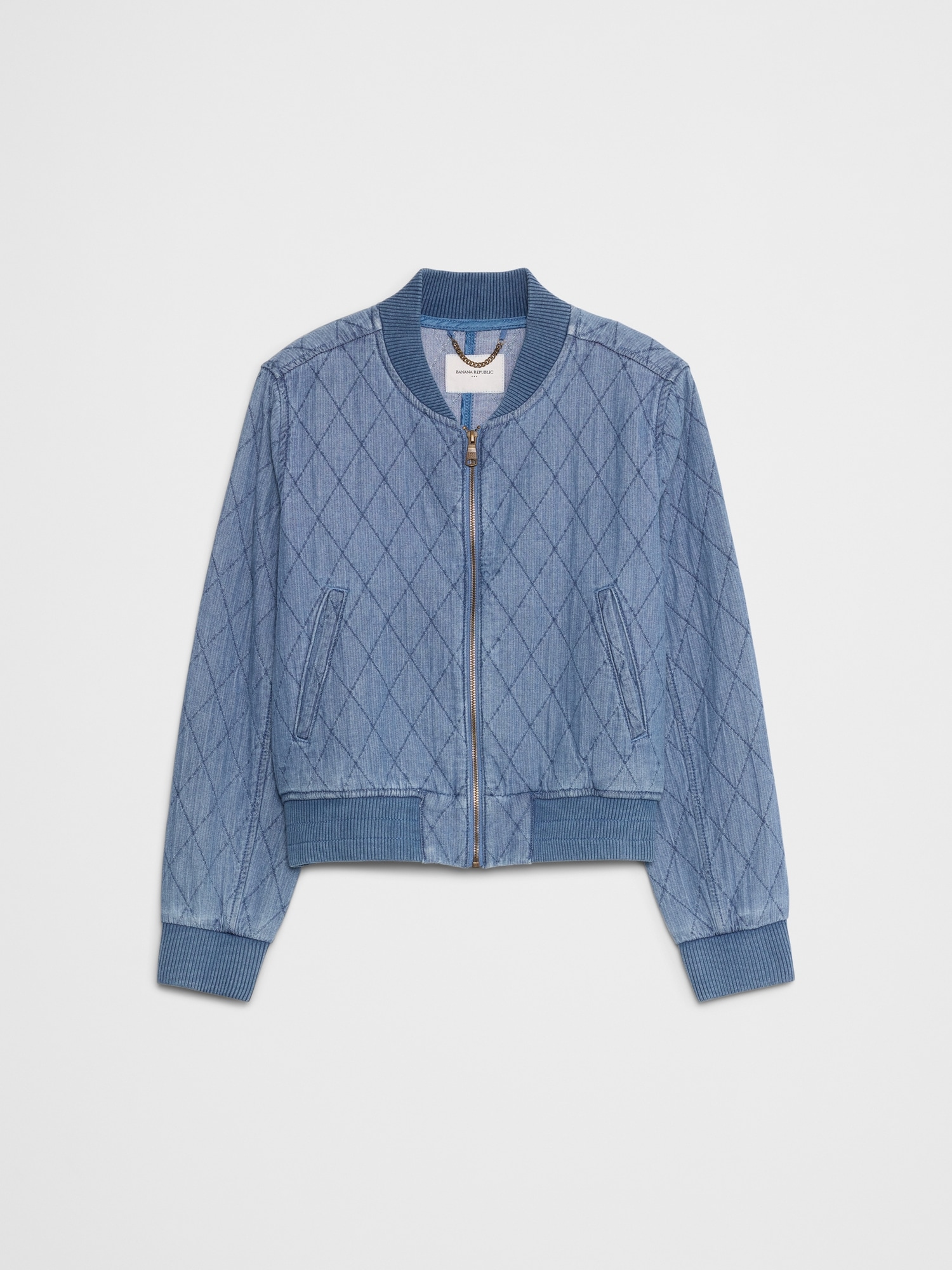 Quilted Bomber Jacket