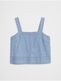 Denim Topstitch Tank