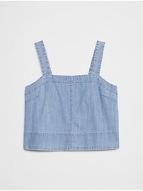 Denim Topstitch Tank