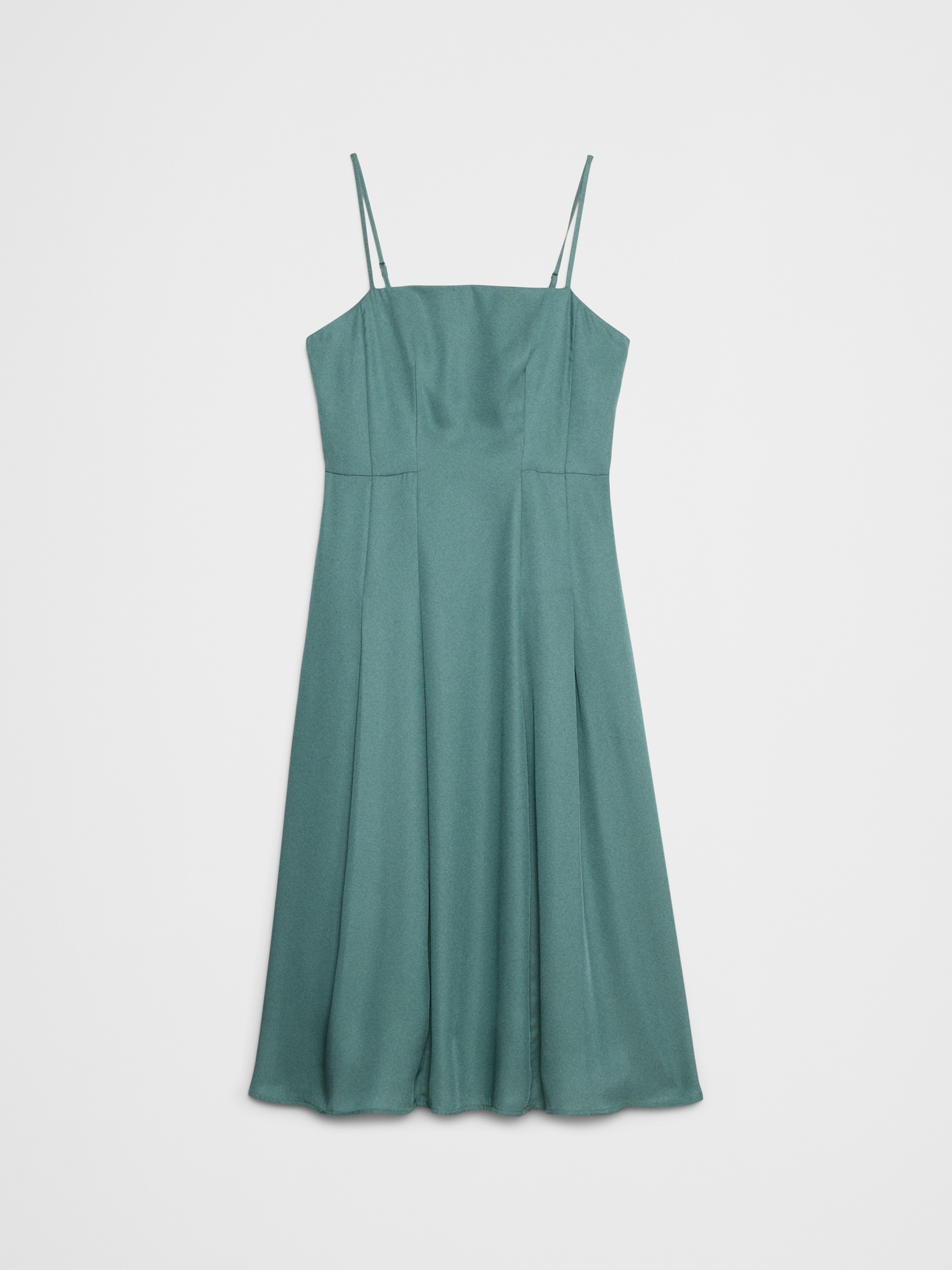 Image number 4 showing, Satin Strappy Midi Dress