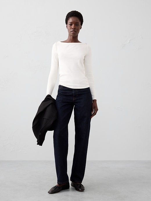 mother SO FAR Rib Tops Ⅱ - plain Daydream Silky Rib Long Sleeve Top – Z SUPPLY