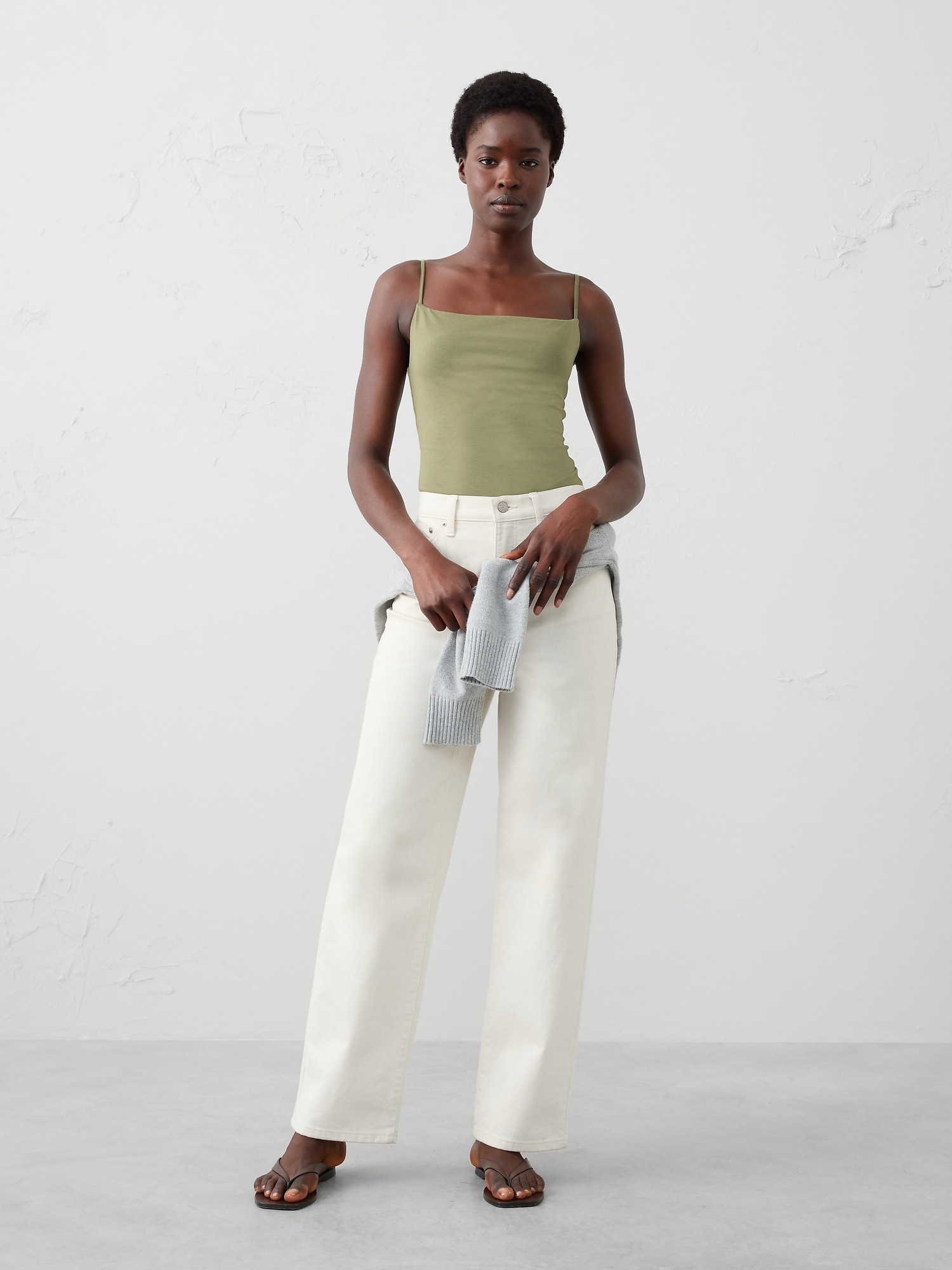 Soft Stretch Camisole - Green