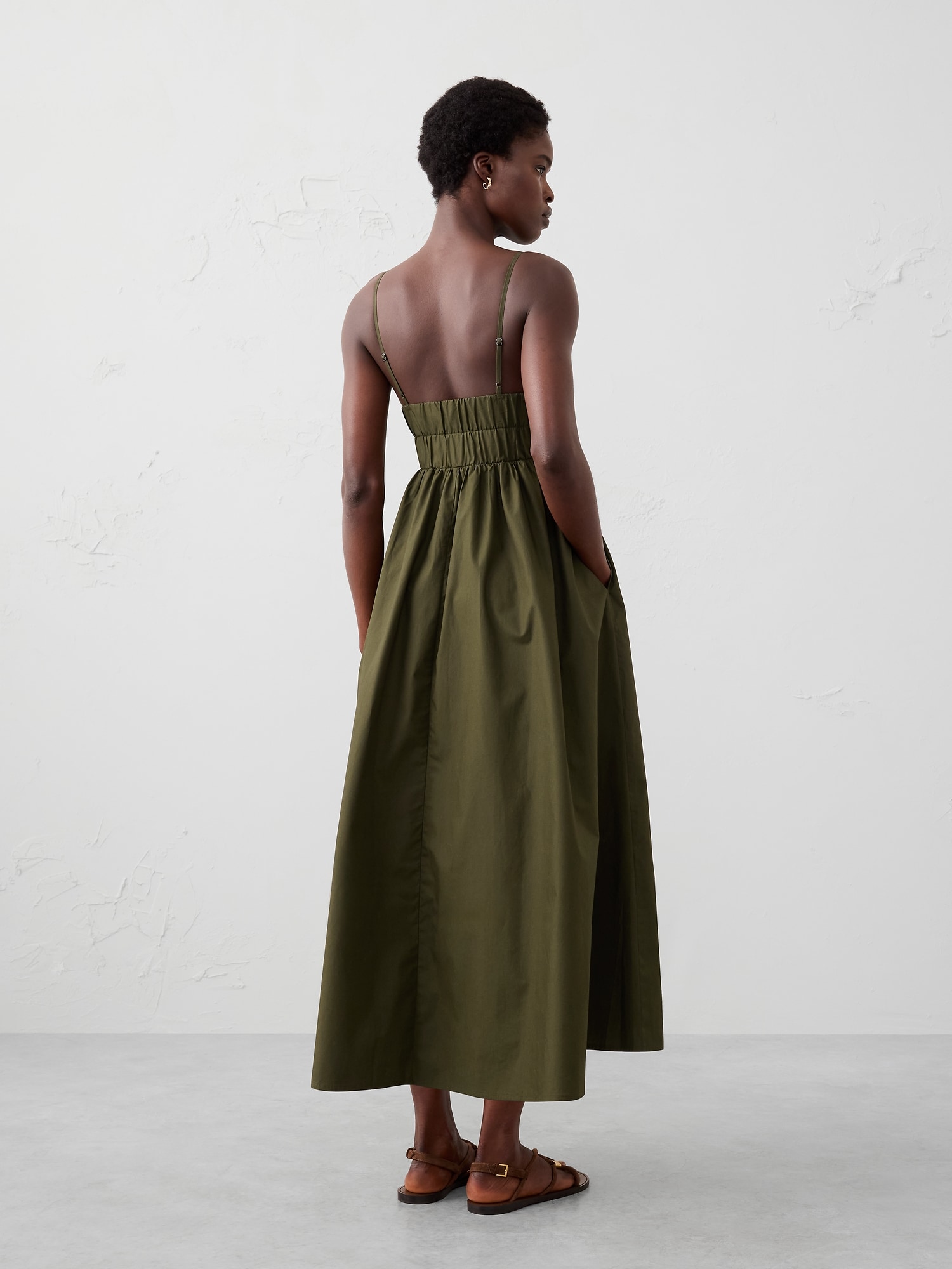 Image number 2 showing, Strappy Empire-Waist Midi Dress